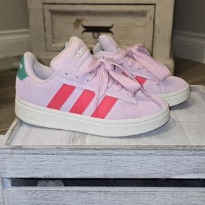 Adidas Grand Court Alpha Sneakers Pink Red Green